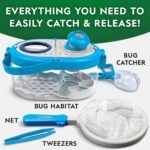 National Geographic Bug Catcher Kit for Kids - Kids Bug Habitat with Magnified Viewer, Bug Catcher, Tweezers & Learning Guide, Insect Habitat, Outdoor Toys, Kids Bug Catching Kit, Bug Box - Image 6