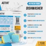 Dishwasher Cleaner And Deodorizer Tablets - 24 Pack Deep Cleaning Descaler Pods for Dish Washer Machine, Heavy Duty, Septic Safe, Natural Limescale Remover, Calcium, Odor, Smell - 12 Month Supply - Image 3