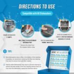 Dishwasher Cleaner And Deodorizer Tablets - 24 Pack Deep Cleaning Descaler Pods for Dish Washer Machine, Heavy Duty, Septic Safe, Natural Limescale Remover, Calcium, Odor, Smell - 12 Month Supply - Image 5