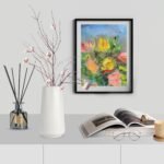 White Ceramic Vase, GUKJOB Small Cute Flower Vase for Pampas Grass, Home, Living Room, Dining Table, Farmhouse, Office Decor, Bedroom, Table, and Kitchen Shelf (White) - Image 4