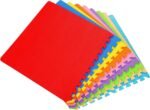 BalanceFrom 36-Pack 12x12 Inches EVA Interlocking Foam Play Tile Mat, Multicolored – 0.4-Inch Thick Non-Slip Puzzle Flooring for 36 Square Feet in Playroom, Nursery, or Playpen at Home - Image 7