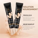 CC Cream Tinted Moisturizer With SPF 50, Color Correcting Foundation, Full Coverage, Blemish Cover, Hydrating & Long-Lasting Matte Finish (Natural) - Image 4