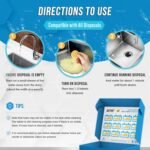 Garbage Disposal Cleaner Deodorizer Tablets - 24 Pack, New Powerful XL Foaming Tablet - Fresh Citrus Foam Sink Garburator Disposer Freshener, Natural Kitchen Drain Cleaning Care - 1 Year Supply - Image 5