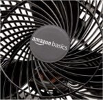 Amazon Basics Air Circulator Fan, Desk Fan for Bedroom, Home and Office, With 90-Degree Tilt Head, 3 Speed Settings, Lightweight (4.2 LBS), 70 Watts, Black, 14.8"Wx7.6"Dx14.1"H - Image 6