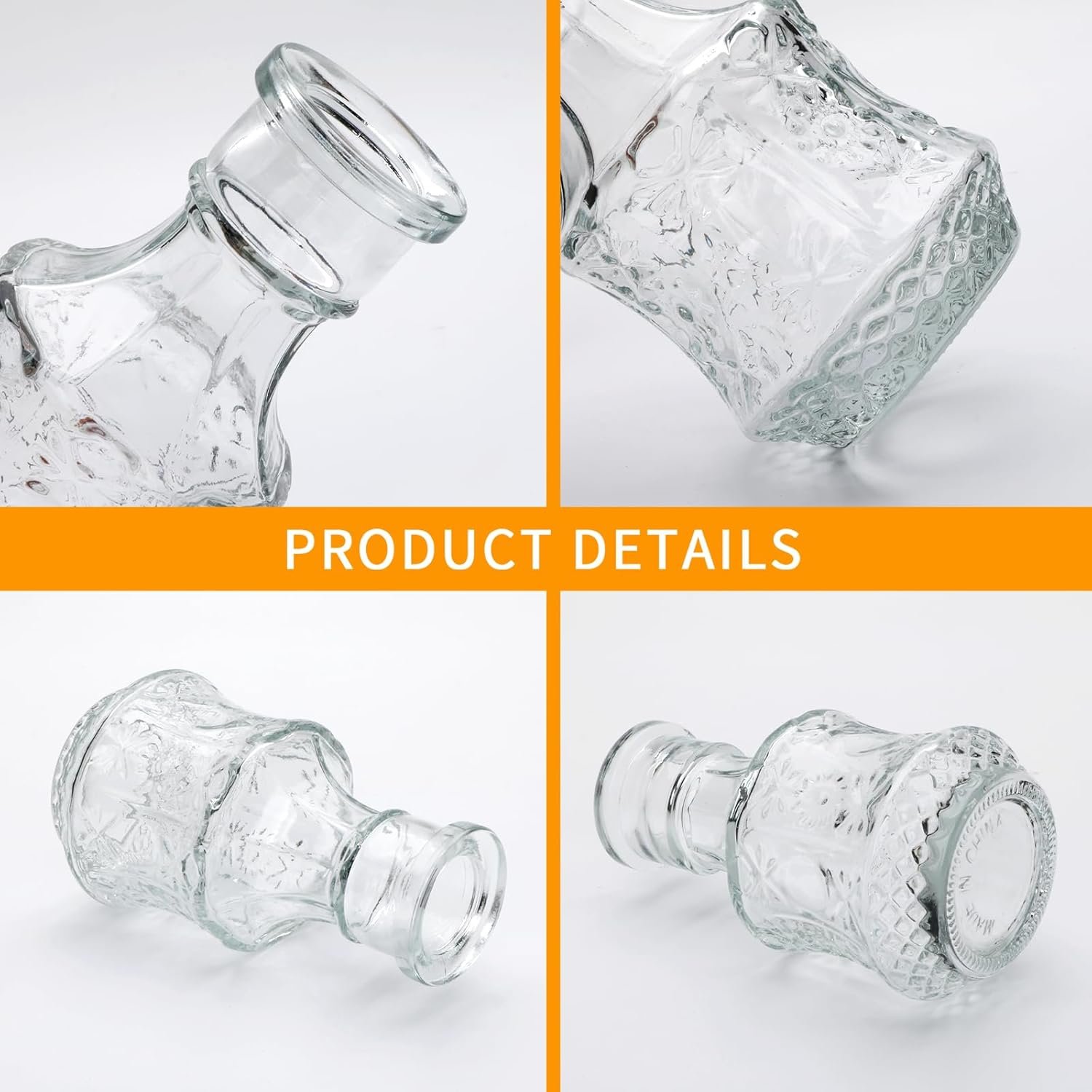 Brajttt Set of 32 Bud Vases for Flowers, Small Vintage Glass Bottles for Rustic Wedding Centerpieces and Home Decor - Image 4