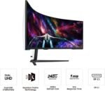 SAMSUNG 57" Odyssey Neo G9 (G95NC) Series Dual 4K UHD 1000R Curved Gaming Monitor, 240Hz, 1ms with DisplayPort 2.1, Quantum Mini-LED, DisplayHDR 1000, AMD FreeSync Premium Pro, LS57CG952NNXZA - Image 5