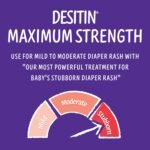 Desitin Maximum Strength Baby Diaper Rash Cream, 40% Zinc Oxide for Treatment, Relief & Prevention, Hypoallergenic, Phthalate- & Paraben-Free Paste, Protects Skin For Up To 12 Hours, 16 oz - Image 5