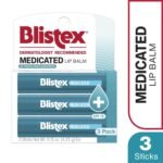 Blistex Medicated Lip Balm, 0.15 Ounce, 3 Count (Pack of 1) Prevent Dryness & Chapping, SPF 15 Sun Protection, Seals in Moisture, Hydrating Lip Balm, Easy Glide Formula for Full Coverage - Image 8