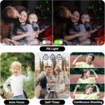 Digital Camera, FHD 4K 44MP Digital Camera, 16X Digital Zoom, Digital Point and Shoot Camera with 3-LED Fill Lights, 64GB SD Card, Compact Camera for Kids Teen Boys Girls, Sliver - Image 5