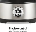 Hamilton Beach Food Processor & Vegetable Chopper for Slicing, Shredding, Mincing, and Puree, 10 Cups + Easy Clean Bowl Scraper, Black and Stainless Steel (70730) - Image 6