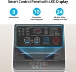 TABU Washer and Dryer Combo Set,Compact 18LBS Full-Automatic Washing Machine with 10 Washing Programs & Compact 2.6 Cu.Ft Dryer with Stainless Steel Inner Tub, White - Image 5