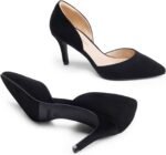 DREAM PAIRS Women's High Heel Closed Toe Dress Shoes Pumps Elegant Stiletto D'Orsay Slip On - Image 5