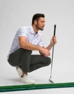 Obla Mens Golf Polo Shirts Short Sleeve Dry Fit Performance Moisture Wicking Casual Print Collared Golf Shirts for Men - Image 5