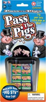 Pass The Pigs by Winning Moves Games USA, a Hilarious Pig Dice Game, Family Favorite for Over 40 Years, for 2 or More Players, Ages 7+ (1046) - Image 3