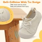 JIASUQI Baby Shoes for Toddler Boys Girls Sneakers Slip on Walking Shoes for Babies - Image 3
