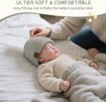 Durio Unisex Baby Beanie - Soft & Warm Knit Infant Winter Hat, Stretchy Cap Fit for Newborn to Toddler Girls Boys 6-36 Months - Image 4