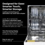 Kenmore 22-14592 24" Built-In Dishwasher - UltraWash, SmartWash, Sanitize Rinse, SmartDry and Leak Detection - 14 Place Settings - 51 DBA - ENERGY STAR Certified - 24" - White - Image 6