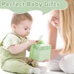 Silicone Baby Feeding Set, Baby Led Weaning Supplies, Eating Essentials Utensils with Suction Plate and Bowl, Pocket Bib, Sippy Cup with Lid, Forks Spoons Snack Container, for 6+ Months, Green - Image 8