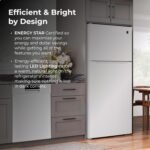 Kenmore 33 in. 20.5 cu. ft. Capacity Refrigerator/Freezer with Full-Width Adjustable Glass Shelving, Humidity Control Crispers, ENERGY STAR Certified, White - Image 7