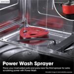 Sharp SDW6736MS 24-inch Stainless Steel Dishwasher, Third Rack, Library Quiet 47 dB, Power Wash Sprayer - Image 5