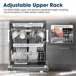 Sharp SDW6736MS 24-inch Stainless Steel Dishwasher, Third Rack, Library Quiet 47 dB, Power Wash Sprayer - Image 6