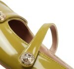 Slingback Mary Jane Heels for Women Low Block Heel Closed Square Toe Pump Shoes Heels Classic Daily Office Dressy Shoes - Image 4