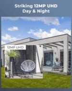 REOLINK 12MP PoE Security Camera System, 8pcs H.265 12MP Security Cameras, Person Vehicle Pet Detection, Two-Way Talk, Spotlights Color Night Vision, 16CH NVR with 4TB HDD, RLK16-1200D8-A - Image 3