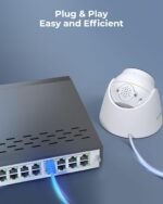 REOLINK 12MP PoE Security Camera System, 8pcs H.265 12MP Security Cameras, Person Vehicle Pet Detection, Two-Way Talk, Spotlights Color Night Vision, 16CH NVR with 4TB HDD, RLK16-1200D8-A - Image 5