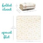 Infantino Foldable Soft Foam Play Mat, Baby Play Mat for Tummy Time & Floor Play, Lightweight, Easy to Store, Wipeable, Rainbows - Image 3
