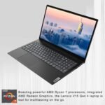 Lenovo V-Series V15 Business Laptop, 15.6" FHD Display, AMD Ryzen 7 7730U, 40GB RAM, 2TB SSD, Numeric Keypad, HDMI, RJ45, Webcam, Wi-Fi, Windows 11 Pro, Black - Image 3