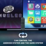 Kinhank Super Console X2 Pro Retro Game Console with 60000+Games,Video Game Console EmuELEC 4.5&Android 9.0 in 1,Compatible with 65+ Emulators,2 Controllers - Image 5