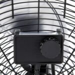 Amazon Basics 20" High Velocity Industrial Fan, Floor Fan, with 3 Speeds, Tilt Head, ETL-Listed Safety Compliance, Metal Housing/Blades, Ideal for Industrial/Commercial Space/Garage/Gym, 125W, Black - Image 5