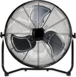 Amazon Basics 20" High Velocity Industrial Fan, Floor Fan, with 3 Speeds, Tilt Head, ETL-Listed Safety Compliance, Metal Housing/Blades, Ideal for Industrial/Commercial Space/Garage/Gym, 125W, Black - Image 6