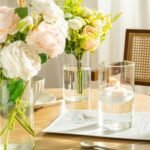 12pcs Glass Cylinder Vases for Centerpieces - 6 Inch Tall Flower Vase for Wedding Decorations, Clear Glass Flower Vases Floating Candle Holder for Table Centerpiece Wedding Home Décor - Image 5
