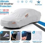 EzyShade 10-Layer Car Cover Waterproof All Weather - See Vehicle Size-Chart - Car Covers for Automobiles & Car Snow Cover - Full Exterior Covers - Winter Rain Sun SUV Sedan. Size A4 (See SizeChart) - Image 3