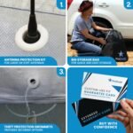 EzyShade 10-Layer Car Cover Waterproof All Weather - See Vehicle Size-Chart - Car Covers for Automobiles & Car Snow Cover - Full Exterior Covers - Winter Rain Sun SUV Sedan. Size A4 (See SizeChart) - Image 4