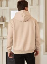 JMIERR Mens Casual Cotton Hooded Collar Drawstring Hoodies Pullover Sweatshirts Casual Long Sleeve Shirts - Image 3