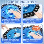 Word Game Family Board Game with Digital Display Timer and 2 Categories Modes Fun Fast-Paced 24-Letter Game for Learning Party Interactive (Blue) - Image 7