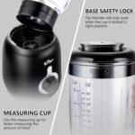 Bear Blender, 2025 New 700W Smoothie Countertop Blender with 40oz Cup for Shakes and Smoothies, 3-Speed for Crushing Ice, Puree and Frozen Fruit with Autonomous Clean - Image 6