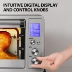 TOSHIBA AC25CEW-SS Large 6-Slice Convection Toaster Oven Countertop, 10-In-One with Toast, Pizza and Rotisserie, 1500W, Stainless Steel, Includes 6 Accessories - Image 5