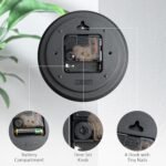 Wall Clock 12 Inches Non-Ticking Wall Clocks Battery Operated Large Easy to Read with Stereoscopic Dial Ultra-Quiet Movement Quartz for Office Classroom School Home Bedroom Kitchen - Image 4
