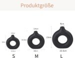 CEMABT Black Donut Vase Hollow Ceramic Vase for Flowers Handmade Minimalist Boho ins Style Modern Home Decor for Wedding Dinner Table Party Living Room Office Bedroom（M - Image 3