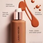 Real Flawless Weightless Perfecting Waterproof Foundation, Medium Coverage Foundation, Buildable Coverage, 12 HR wear, Non-comedogenic, 1oz - Image 7