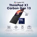 Lenovo ThinkPad X1 Carbon Gen 13-14" 2.8K OLED 120hz, Copilot+ PC Ultrabook - Intel Core Ultra 7 258V EVO- 32 GB Memory 8533MT/s - 1TB SSD - Backlit, Fingerprint, Wi-fi 7, Win 11 PRO, DESKPAD MAJOOL - Image 3