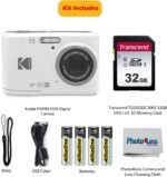 KODAK PIXPRO FZ45 16MP Digital Camera with 4X Optical Zoom 27mm Wide Angle and 2.7" LCD Screen Bundle with 32GB SD Memory Card, AA Batteries (4 Pack), Lens Cleaning Cloth (White) - Image 3