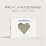 Comfy Cubs Baby Car Seat Cover - Soft, Breathable Bamboo Rayon and Muslin Cotton Blend - Lightweight Canopy for Sun, Bug, and Comfort Protection - Large Size Infant Seat Cover in Sage Design - Image 7