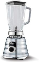 Oster Original 3 Speed Chrome Blender, 6 Times more Durable Motor, 10 Times Stronger, 5 Cup Glass Jar - Image 3