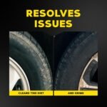 Meguiar's Hot Shine Tire Foam, High Gloss Tire Shine That Cleans, Shines, and Protects in One Step, Deep, Black Shine with Conditioners and UV Protection, Best Gifts for Car Lovers, 19 Oz Aerosol - Image 4