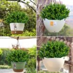 Lnoicy Artificial Greenery Plants Outdoor UV Resistant Fake Plants Boxwood Shrubs Grass,20 Bundles for Farmhouse Home Garden Office Patio Backyard Wedding and Indoor Outdoor Decoration - Image 5