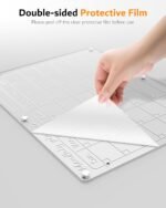 Magnetic Acrylic Calendar for Fridge,2 Pack 11"x15" Clear Fridge Calendar Dry Erase Magnetic Planning Boards Set for Refrigerator with 8 Colorful Highlight Markers - Image 5